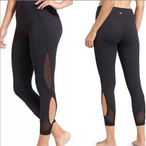 Athleta Mesh Salutation Leggings - Small